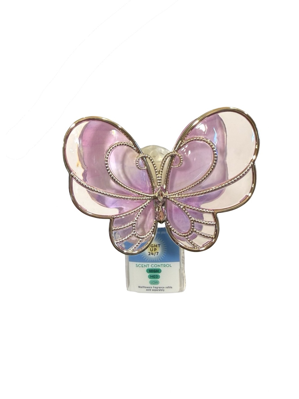 Butterfly Wallflower Plug In with Light and Scent Control